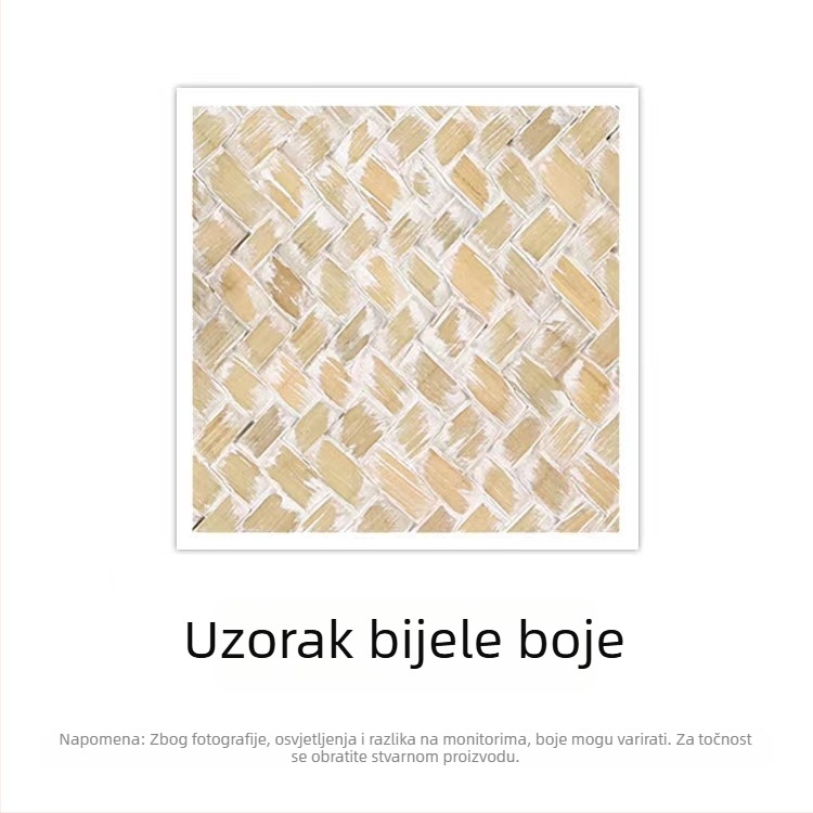 Okrugla košara od slame za biljke i kozmetiku, stolni organizator