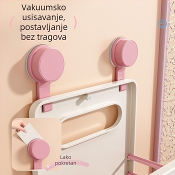 Zidni sklopivi koš za rublje za kupaonicu, moderan dizajn
