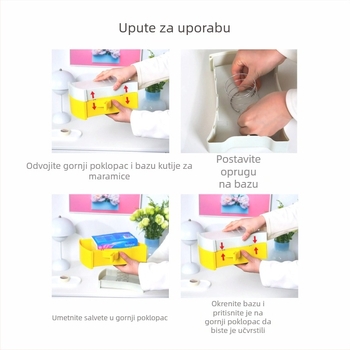 Lohas kreativna kutija za maramice s dizajnom blokova za dnevni boravak i kupaonicu