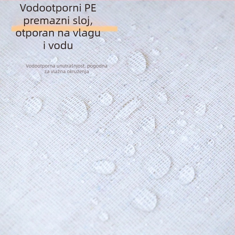 Sklopiva platnena košara za rublje, velika kapaciteta, za kupaonicu