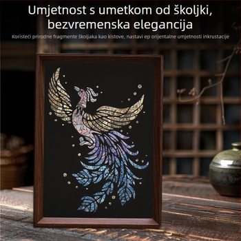 DIY komplet za sliku u okviru s sedefom — ručno izrađeni materijali za dekoraciju stola, kreativan poklon za rođendan i suvenir