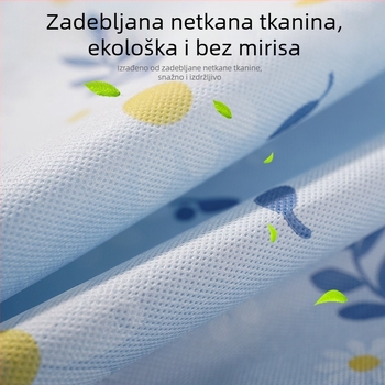 Torbe za skladištenje s zatvaračem za odjeću i pokrivače, netkani materijal, velika zapremina