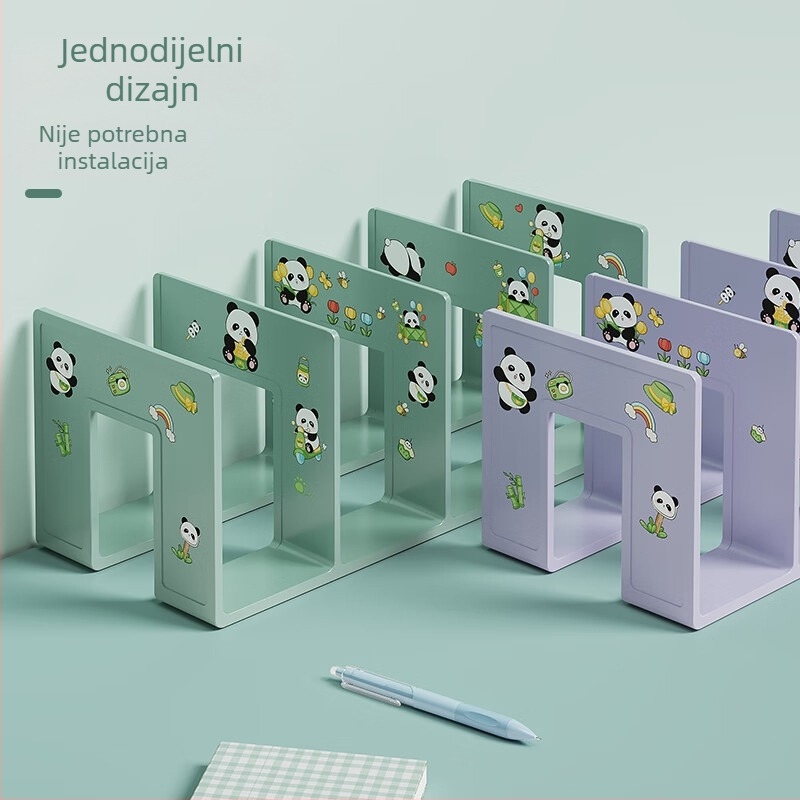 Stolni držač knjiga s dijeljnim pločama