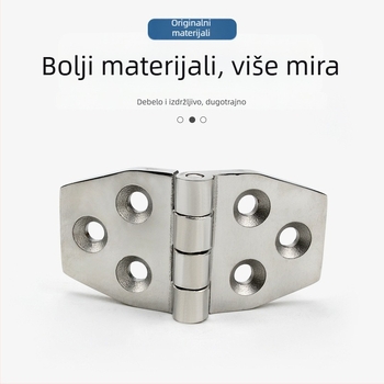 Ht067 Panta za vrata ormara od 304 nehrđajućeg čelika, teški industrijski dizajn, oblik ventilatora