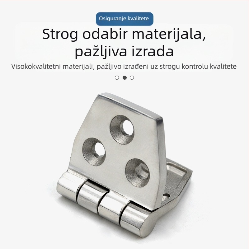Ht067 Panta za vrata ormara od 304 nehrđajućeg čelika, teški industrijski dizajn, oblik ventilatora