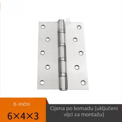 8-inčni šarki od nehrđajućeg čelika za masivne drvene vrata, proširene i produžene 6-inčne šarke, sklopne, tih ležaj, teška konstrukcija
