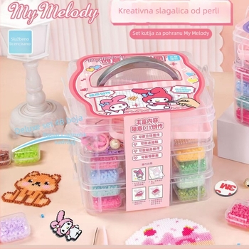 Originalni Sanrio set za izradu s perlicama – DIY komplet za 3D izradu perli