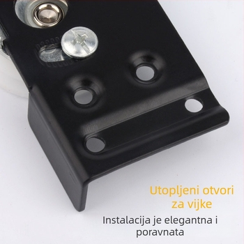 Teški tiši kolut za klizna vrata ormara, dvostruki red vodilica – metalni hardver
