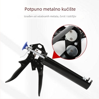 Dvostruki pištolj za fugiranje pločica – metalni, štedi snagu pri postavljanju i dekoriranju