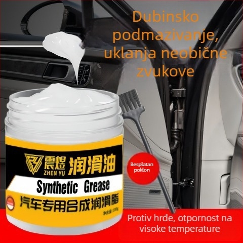 Mazivo za održavanje automobila za mehaničke šarke i vodilice, smanjuje zastoja i buku; bijelo ulje za vrata i krovni prozor, uz četkicu