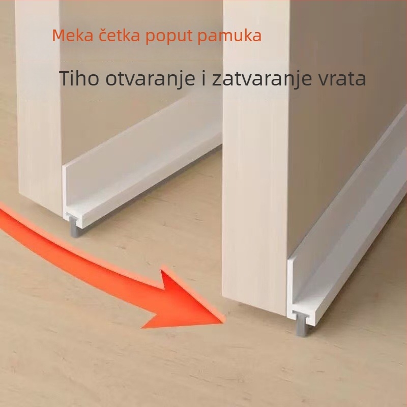Donji brtveni trak za vrata s četkom, protiv propuha, prašine i insekata, za spavaću sobu