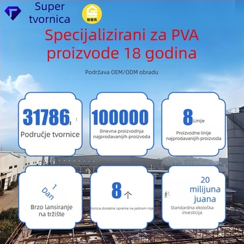 Kućna višestruka PVA četka za čišćenje s mekim vlaknima i drškom, za pranje auta, kuhinje, posuđa i šalica