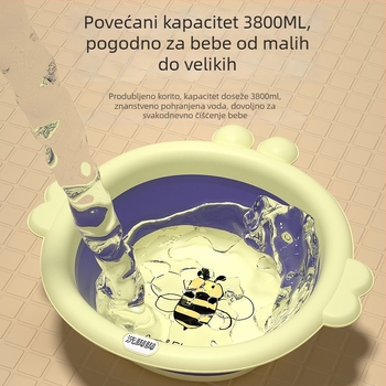Sklopiva viseća dječja umivaonica za lice s crtičnim dizajnom