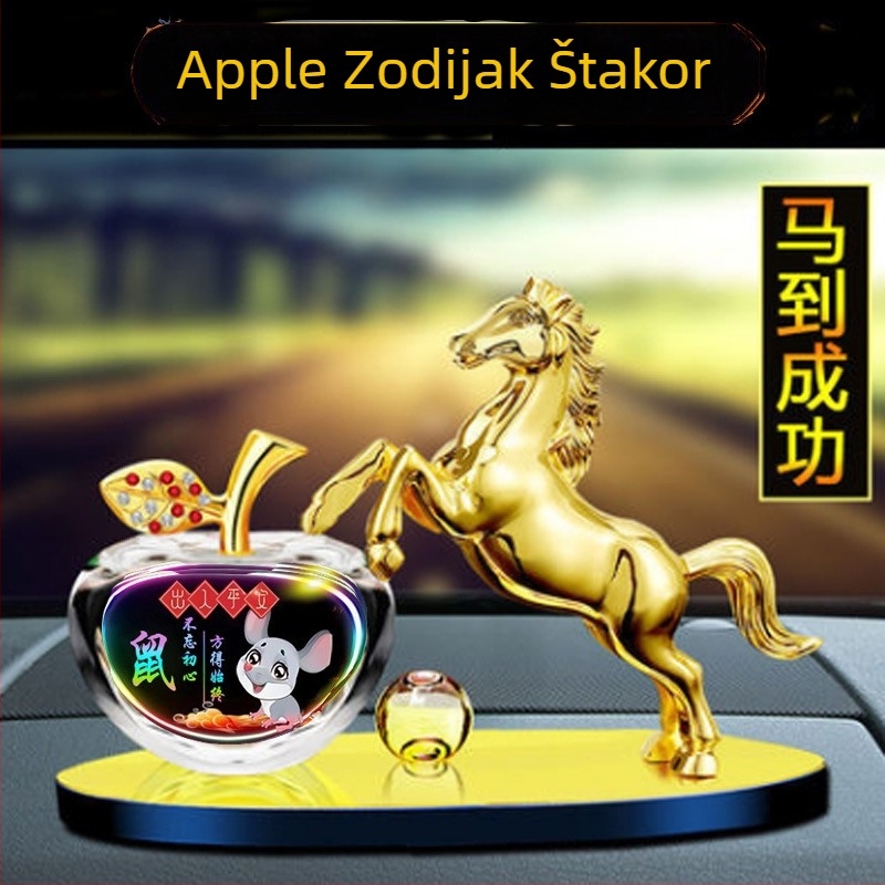 Auto ukras s dvanaest životinja zodijaka i držač mirisa