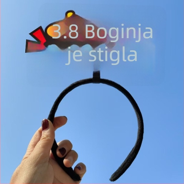 2025 Novi model trake za kosu za Međunarodni dan žena, 8. ožujka — svečani dodatak za kosu, DIY