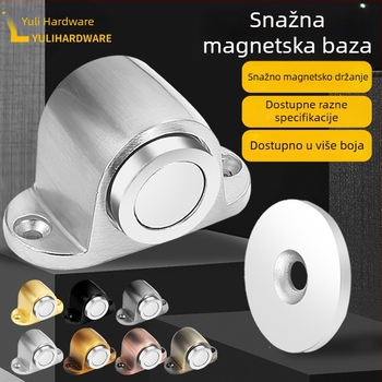 Podnožno postavljeni držač vrata s jakim magnetom, zaštita od sudara iza vrata, pričvršćeno u kupaonici