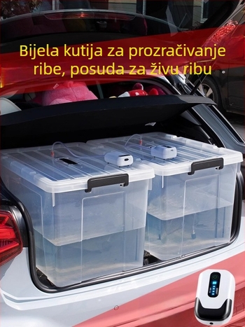 Integrirana posuda za žive ribe s automobilno montiranim transportnim spremnikom, zaštita za ribe, posuda za vodu, ribarska kutija, akvarij za ribe, spremnik za uzgoj kornjača