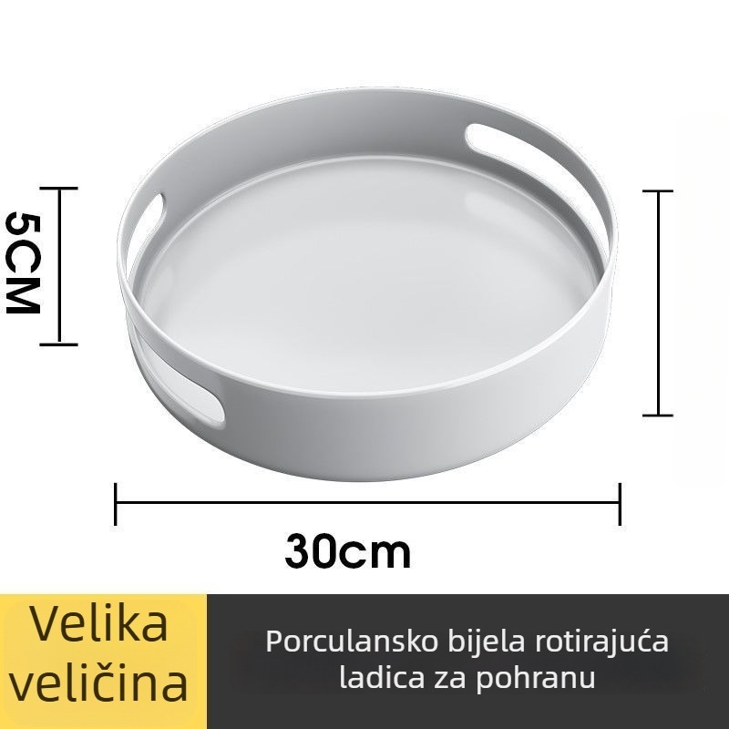 Okretni višeslojni kuhinjski stalak za začine, ulja, octa, umake, boce i voće