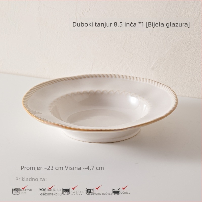 Stanley porculanska zdjela za ramen, pod glazura boja, velika zdjela za juhu, okruglog oblika, retro stil, mikrovalna sigurnost, japanskog stila posuđe