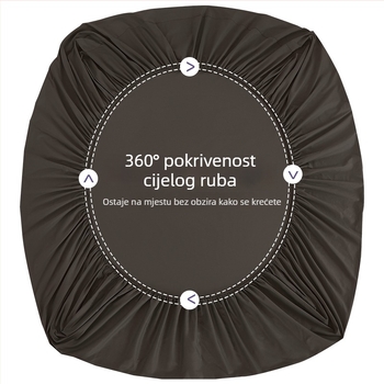 Napinjano platno od 100% pamuka, duboki džep 30/40, potpuno pokrivanje madraca, za sve sezone