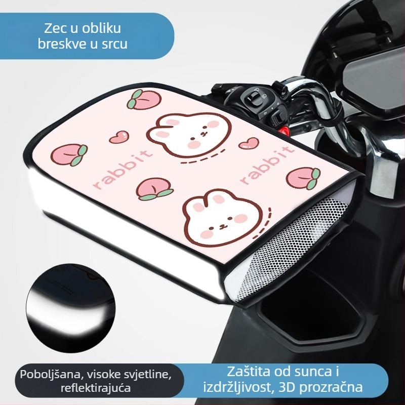 Ljetne rukavice za električna vozila s zaštitom od sunca, produženo pokriće upravljača, prozračne, vodootporne i otporne na vjetar