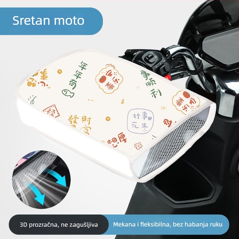 Ljetne rukavice za električna vozila s zaštitom od sunca, produženo pokriće upravljača, prozračne, vodootporne i otporne na vjetar