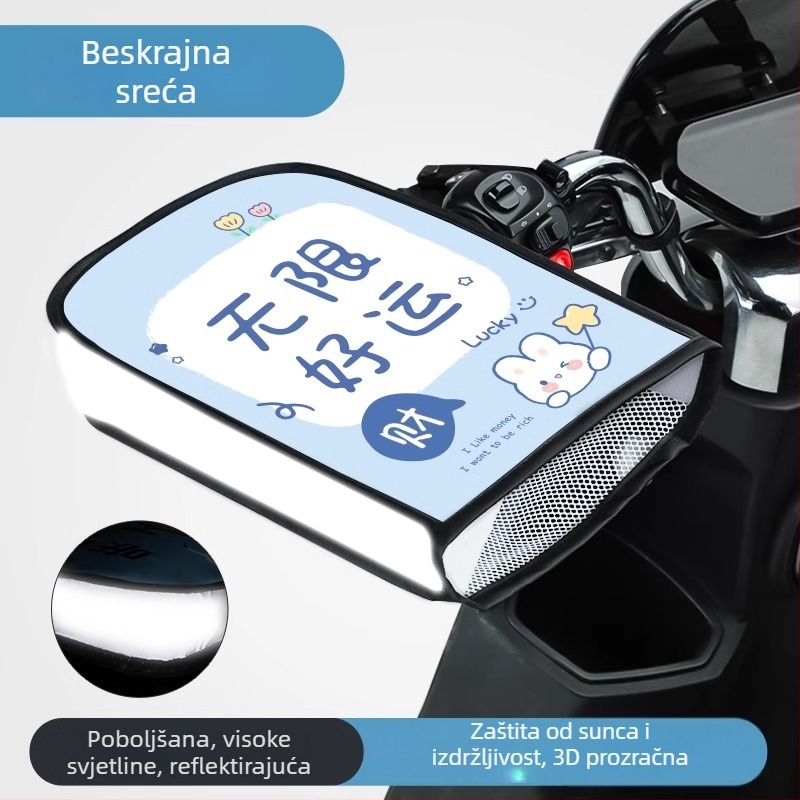 Ljetne rukavice za električna vozila s zaštitom od sunca, produženo pokriće upravljača, prozračne, vodootporne i otporne na vjetar