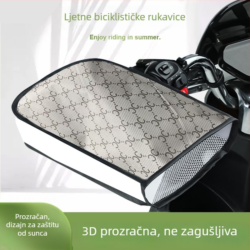 Ljetne rukavice za električna vozila s zaštitom od sunca, produženo pokriće upravljača, prozračne, vodootporne i otporne na vjetar