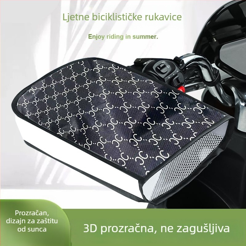 Ljetne rukavice za električna vozila s zaštitom od sunca, produženo pokriće upravljača, prozračne, vodootporne i otporne na vjetar
