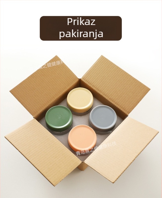 16 oz staklena posuda za zobene pahuljice, grickalice i suho voće — kuhinjski spremnik za pohranu, može se slagati