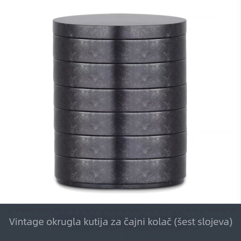 Nova Yunnan Pu'er bijeli čaj – tea cake u metalnoj limenci, prijenosna mini metalna limenka