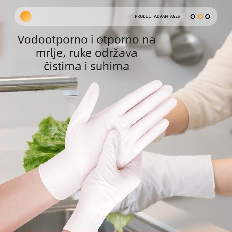 Nitril jednokratne rukavice za izravan kontakt s hranom, za kućnu, industrijsku i laboratorijsku upotrebu, kompatibilne s dodirnim zaslonima – Yingke