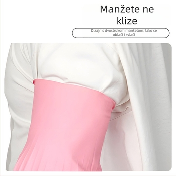 Vodootporne produžene lateks rukave, kuhinjski otporno na ulje, otporne na prljavštinu, gumene zaštitne rukave za vodene poslove