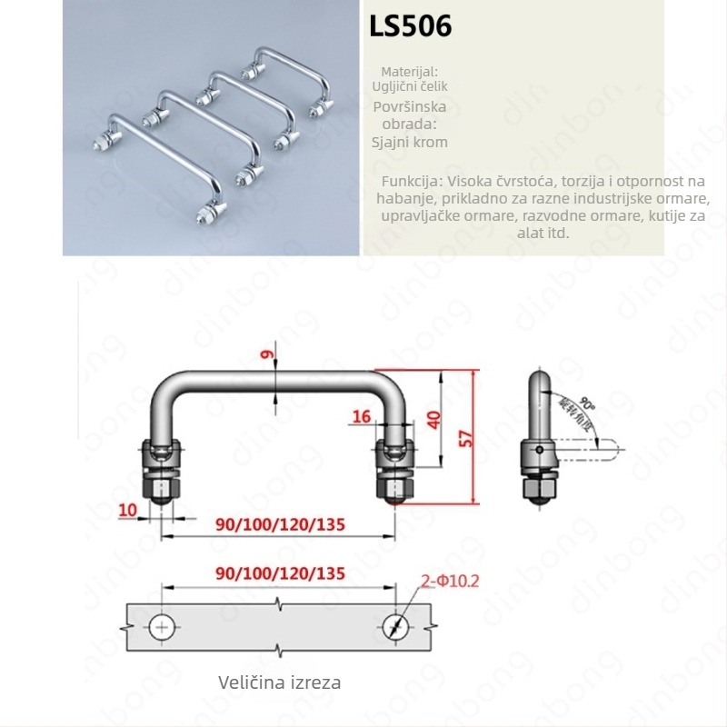 LS506 Sklopivi držač za kutiju alata i metalni ormar – PL004, Uwfasns