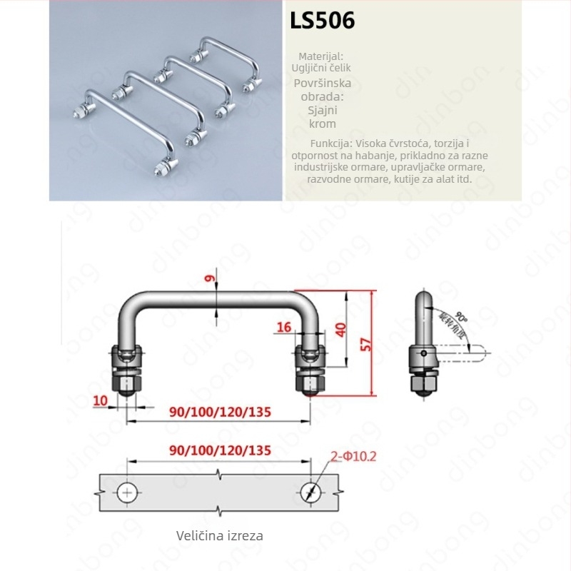 LS506 Sklopivi držač za kutiju alata i metalni ormar – PL004, Uwfasns