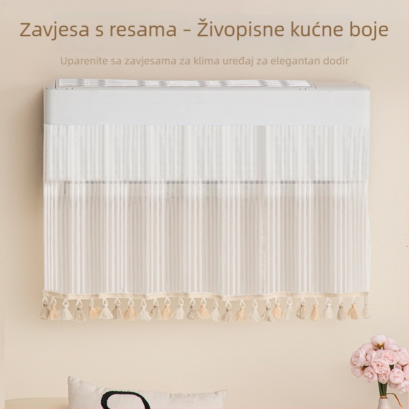 Zavjesa za izlaz zraka bez potrebe za montažom, Velcro, univerzalna, štiti dijete od direktnog protoka zraka