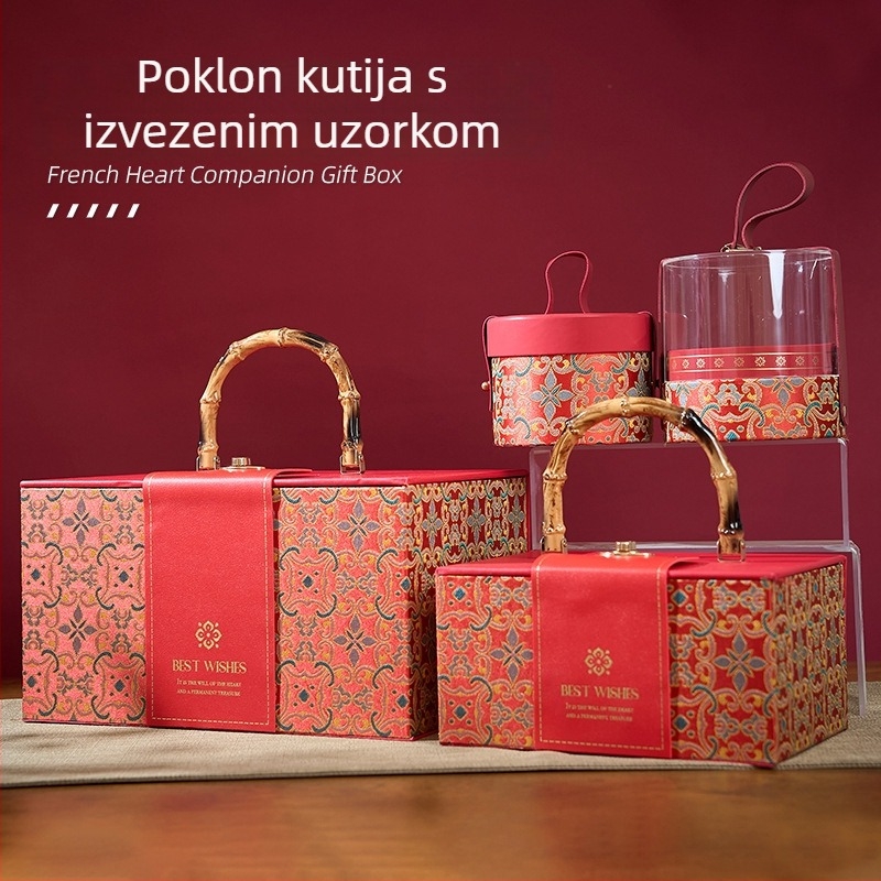 Premium kutija za poklone za korporativne darove i svečano pakiranje, pogodna za darove zaposlenicima te za darove djeverušama i mladoženjama.