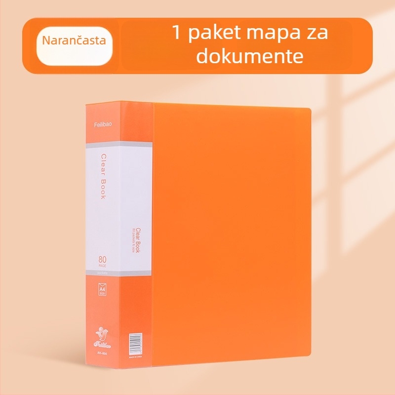A4 debela prozirna mapa za testne papire i preglede u trudnoći, višelistni informacijski folder, plastičan