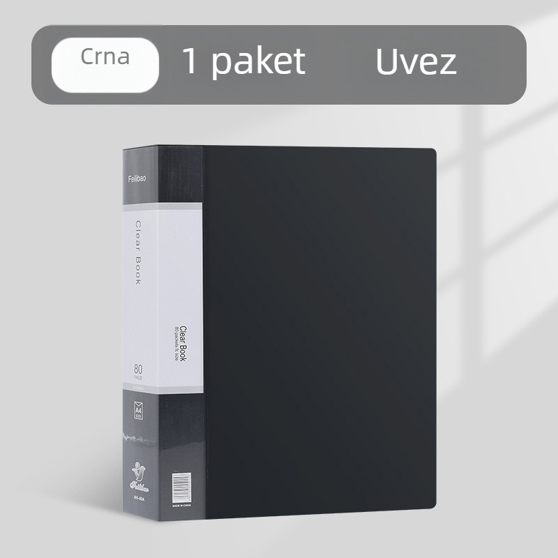 A4 debela prozirna mapa za testne papire i preglede u trudnoći, višelistni informacijski folder, plastičan