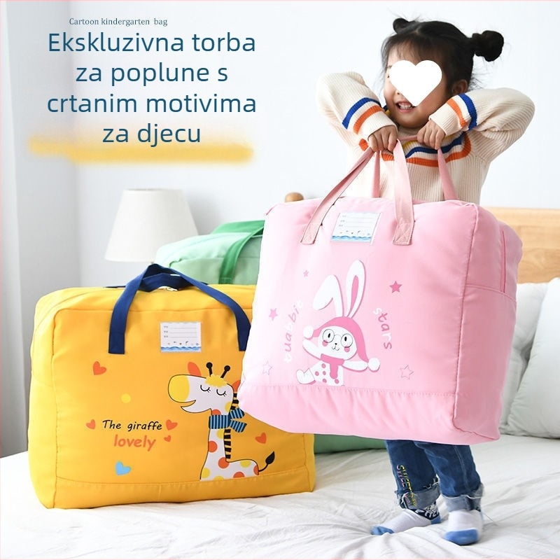 Torba za skladištenje deka i posteljine za djecu s ručkom, velika kapacitet