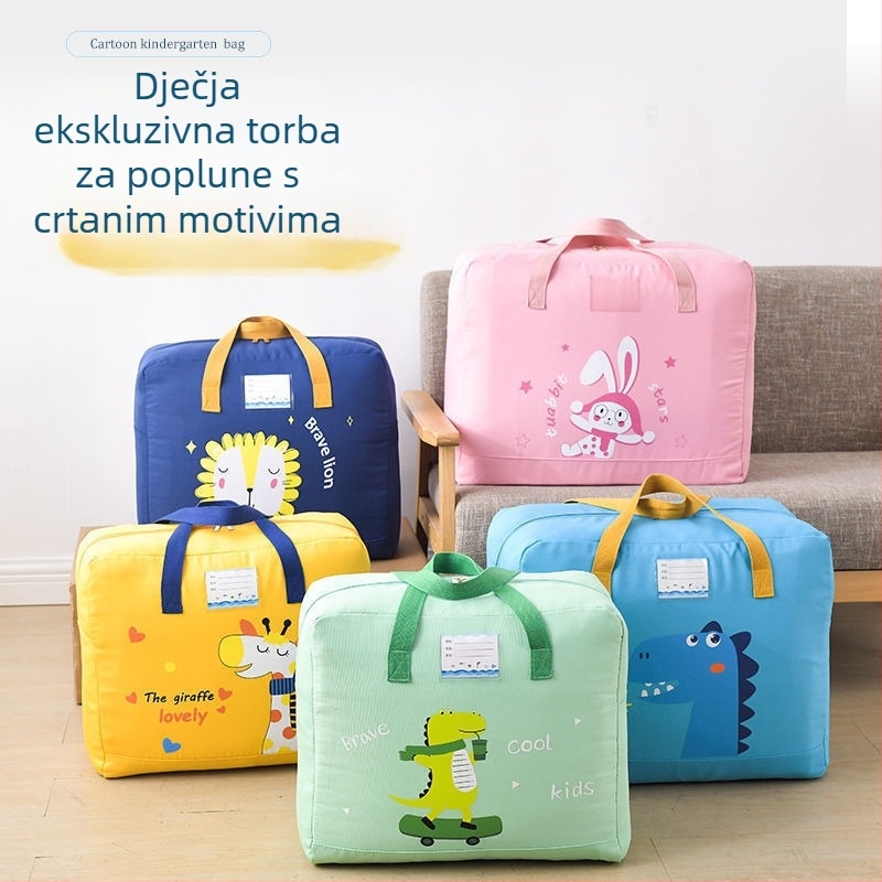 Torba za skladištenje deka i posteljine za djecu s ručkom, velika kapacitet