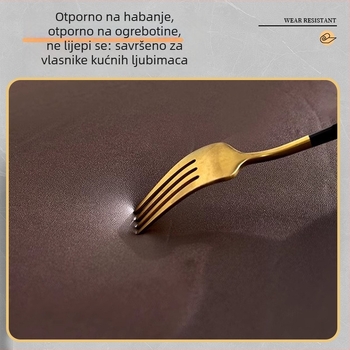 Elastična PU navlaka za naslone kreveta - potpuno pokriće, zaštita od prašine, minimalistički mekani kožni zaštitnik