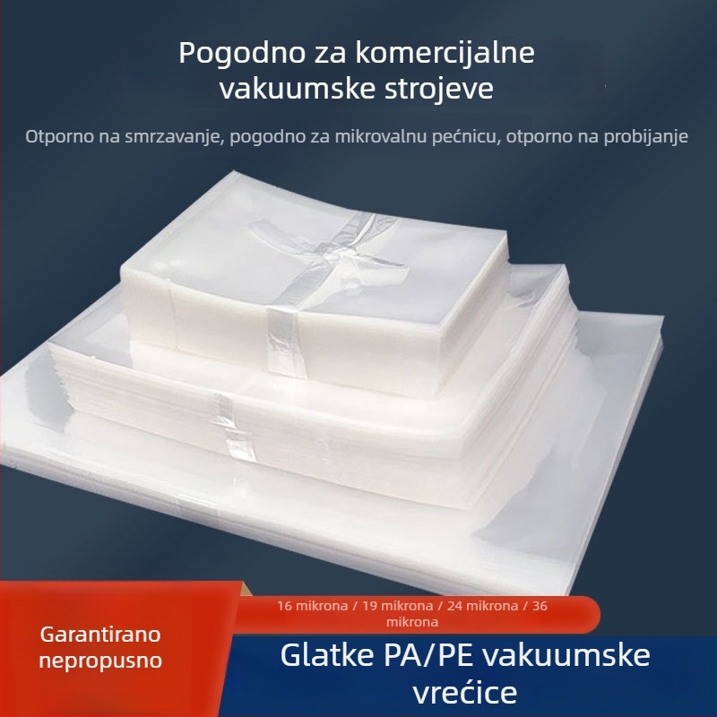 PA vrećica za komprimiranje, s trostranim zatvaranjem, otporna na probijanje, za komercijalne strojeve