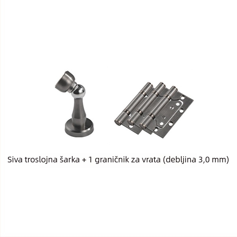 Unutarnja skrivena brava za vrata u talijanskom stilu, minimalistička magnetska ekološka brava za vrata spavaće sobe i balkona