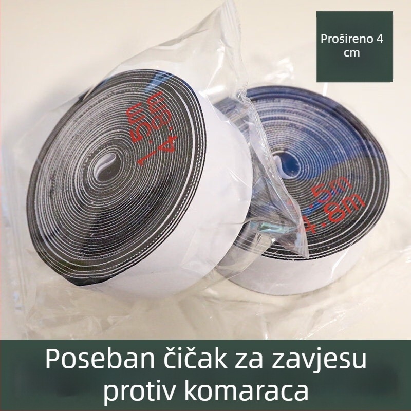 Ljepljiva Velcro traka za zavjese na vratima