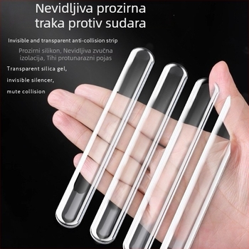 Silikonska zaštitna traka za ručke vrata – protiv udara za ormariće, vrata, hladnjak i zidove