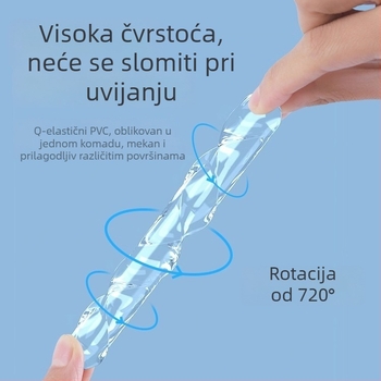 Silikonska zaštitna traka za ručke vrata – protiv udara za ormariće, vrata, hladnjak i zidove