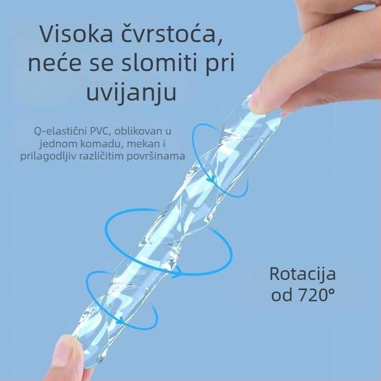 Silikonska zaštitna traka za ručke vrata – protiv udara za ormariće, vrata, hladnjak i zidove