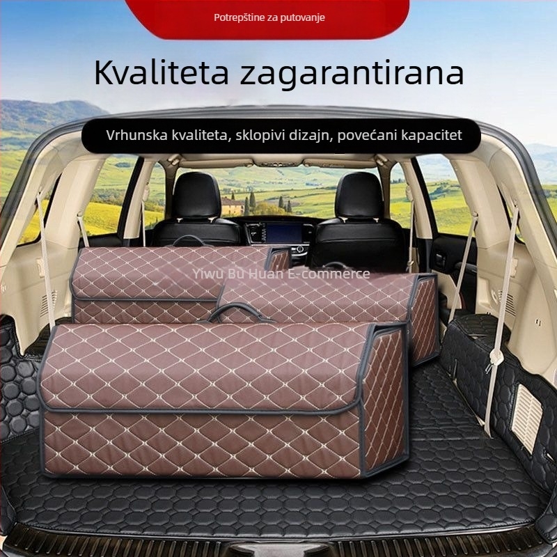 Kutija za skladištenje u prtljažniku automobila, višenamjenski organizator od umjetne kože
