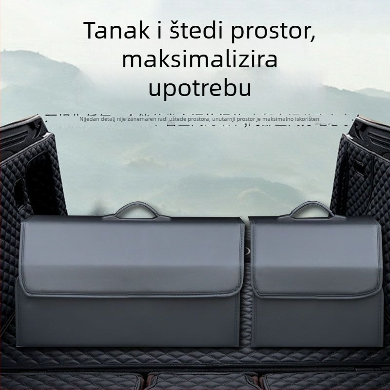 Kutija za skladištenje u prtljažniku automobila, višenamjenski organizator od umjetne kože